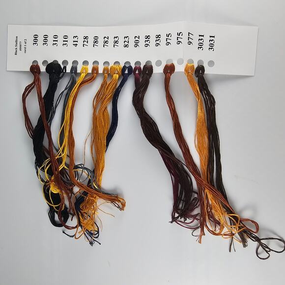 Kustom Krafts Counted Cross Stitch Kit Black Stallion Horse #99977 - Picture 9 of 15